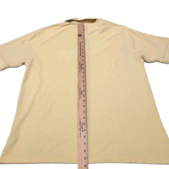 Disney X Greg Norman PLAY Polo Golf Shirt Mickey Mouse Mens Size XL Yellow READ - Picture 16 of 16